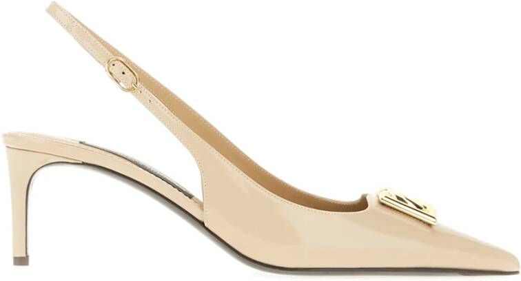 Dolce & Gabbana Elegante Decollete Schoenen voor Vrouwen Beige Dames