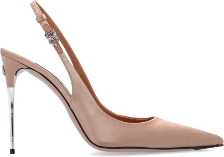 Dolce & Gabbana Elegante Decollete Schoenen voor Vrouwen Beige Dames