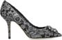 Dolce & Gabbana Pumps in Taormina Lace with Crystals Grijs Dames - Thumbnail 1