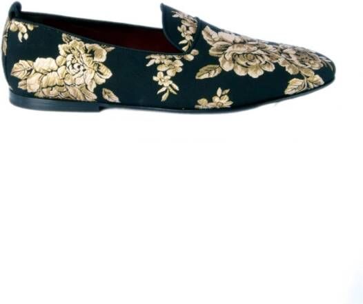 Dolce & Gabbana Jaquard Young Pope Loafers Black Heren