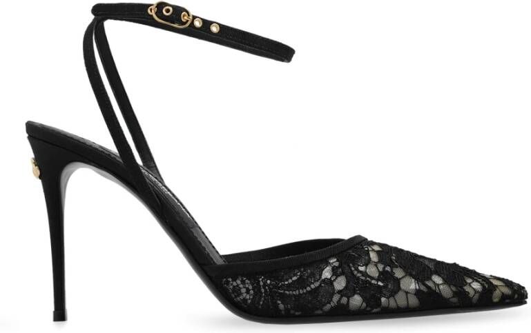 Dolce & Gabbana Zwarte Hakken Stijl van Dolce Gabbana Black Dames