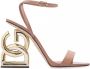 Dolce & Gabbana Keira sandalen met decoratieve hak Beige Dames - Thumbnail 7