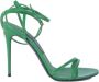 Dolce & Gabbana Keira Straps Hak Sandalen Green Dames - Thumbnail 1