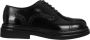 Dolce & Gabbana Premium Zwart Leren Oxford Veterschoenen Black Heren - Thumbnail 10