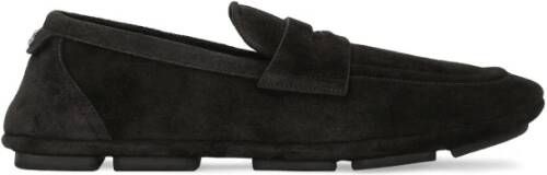 Dolce & Gabbana Klassieke Leren Loafer Schoenen Black Heren