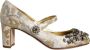 Dolce & Gabbana Kristal Mary Jane Gouden Pumps Yellow Dames - Thumbnail 1