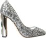 Dolce & Gabbana Zilveren Paillet Kristal Hakken Pumps Gray Dames - Thumbnail 9