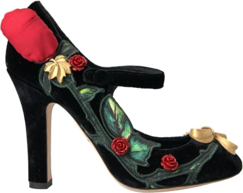 Dolce & Gabbana Kristal Roos Mary Jane Pumps Multicolor Dames