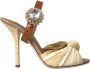 Dolce & Gabbana Kristalversierde Hak Sandalen Beige Dames - Thumbnail 1