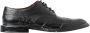 Dolce & Gabbana Zwarte Leren Oxford Wingtip Formele Derby Schoenen Black Heren - Thumbnail 2