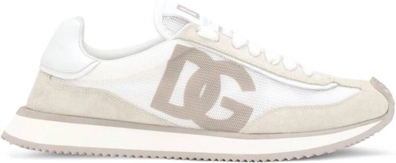 Dolce & Gabbana Lage Draken Sneaker Wit Multicolor Dames