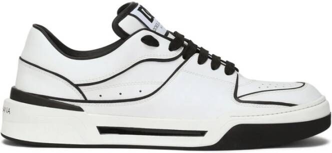 Dolce & Gabbana Lage Sneaker Zwart Wit Multicolor Heren