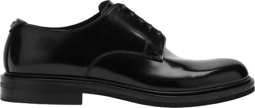 Dolce & Gabbana Lage Veterschoenen Black Heren