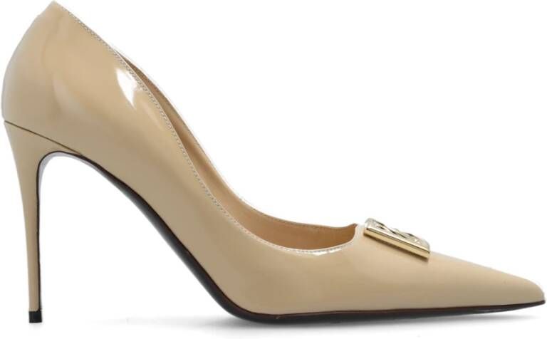 Dolce & Gabbana Lakleren pumps Beige Dames