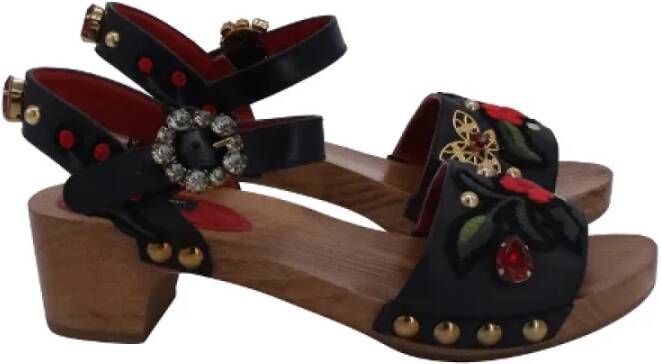 Dolce & Gabbana Leather sandals Multicolor Dames