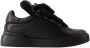 Dolce & Gabbana Leather sneakers Black Heren - Thumbnail 1