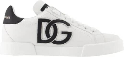 Dolce & Gabbana Leather sneakers White Dames