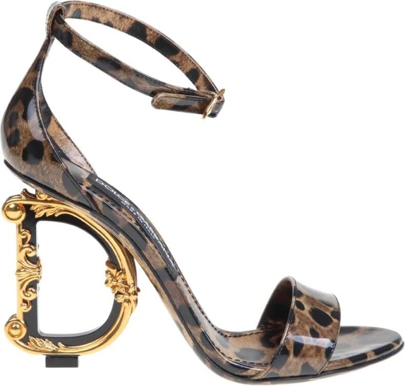 Dolce & Gabbana Leo Aw23 Hoge hak sandalen Multicolor Dames