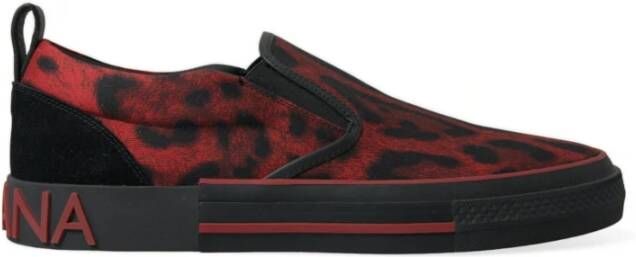 Dolce & Gabbana Leopard Loafers Sneakers Fusion Multicolor Heren