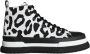 Dolce & Gabbana Leopard Print High Top Sneakers Black Heren - Thumbnail 1