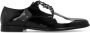 Dolce & Gabbana Zwarte Leren Veterschoenen Black Heren - Thumbnail 3