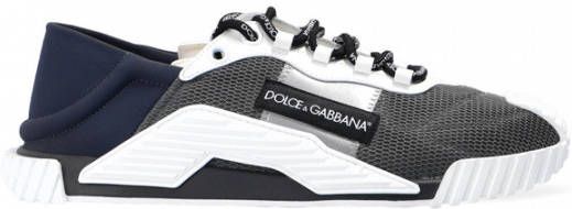 Dolce & Gabbana Mesh Contrast Logo Sneakers Multicolor Heren