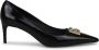 Dolce & Gabbana Logo-Plaque Leren Pumps Zwart Dames - Thumbnail 1