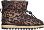 Dolce & Gabbana Luipaard Enkellaarzen Gewatteerde Schoenen Brown Heren - Thumbnail 6