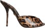 Dolce & Gabbana Luipaardleren Hak Sandalen Brown Dames - Thumbnail 9