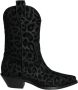 Dolce & Gabbana Luipaardprint Cowboy Laarzen met Leren Zool Black Dames - Thumbnail 1