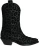 Dolce & Gabbana Luipaardprint Cowboy Laarzen met Leren Zool Black Dames - Thumbnail 1