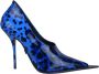 Dolce & Gabbana Luipaardprint Hakken Puntige Neus Blue Dames - Thumbnail 1