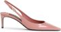 Dolce & Gabbana Stilet slingback pumps in kalfsleer Pink Dames - Thumbnail 4