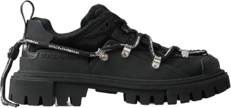 Dolce & Gabbana Luxe Trekking-geïnspireerde Sneaker Boots Black