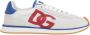 Dolce & Gabbana Mesh Low-Top Sneakers met Suede Inzetstukken White Heren - Thumbnail 1