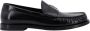 Dolce & Gabbana Zwarte Loafer Schoenen met Zilveren DG Logo Black Heren - Thumbnail 1