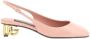 Dolce & Gabbana Moderne leren slingback-pumps Pink Dames - Thumbnail 5