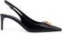 Dolce & Gabbana Monogram Leren Slingback met DG Logo Black Dames - Thumbnail 1