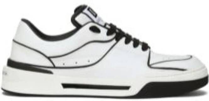 Dolce & Gabbana Nieuwe Roma leren sneakers White Heren