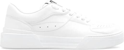 Dolce & Gabbana Nieuwe Roma Sneakers met Geperforeerde Details White Heren