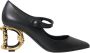 Dolce & Gabbana Ornate Heel Zwarte Pumps Black Dames - Thumbnail 1