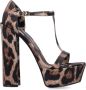 Dolce & Gabbana Platform Leo Schoenen Brown Dames - Thumbnail 1