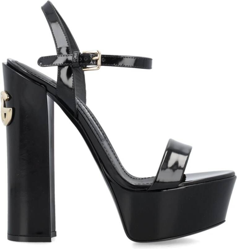 Dolce & Gabbana Platform Sandal Keira Black Dames