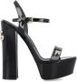 Dolce & Gabbana Platform Sandal Keira Black Dames - Thumbnail 1