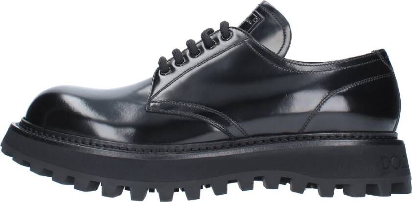 Dolce & Gabbana Platte schoenen Zwart Black Heren