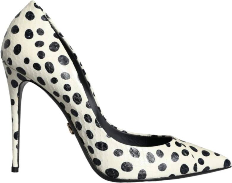 Dolce & Gabbana Polka Dot leren pumps Multicolor Dames