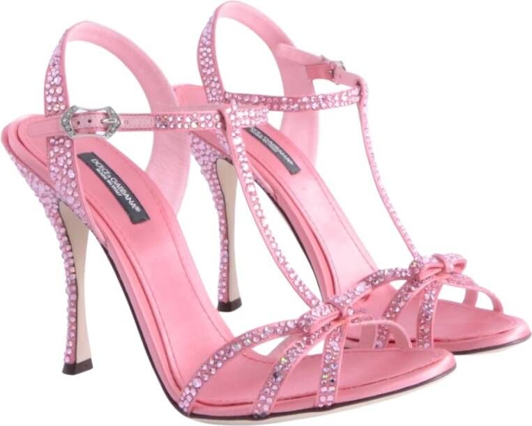 Dolce & Gabbana High Heel Sandals Pink Heren