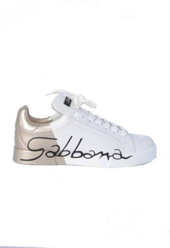 Dolce & Gabbana Portofino Dames Sneakers White Dames