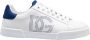 Dolce & Gabbana Portofino Light Sneakers in wit blauw leer White Heren - Thumbnail 1