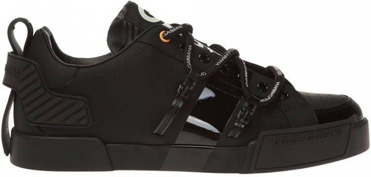 Dolce & Gabbana Upgrade je sneaker game met leren sneakers Black Heren